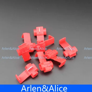 100 pcs Wire terminals quick wiring connector cable clamp AWG 22-18