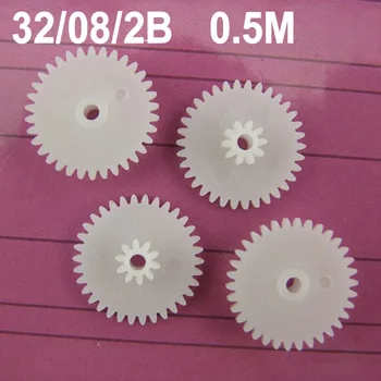 Hot sale (100pcs/lot) Double layer gear 0.5M 32082B reduction gear plastic wheel 32t 08t -2b (accept retail)
Hot sale (100pcs/lot) Double layer gear 0.5M 32082B reduction gear plastic wheel 32t 08t -2b (accept retail)