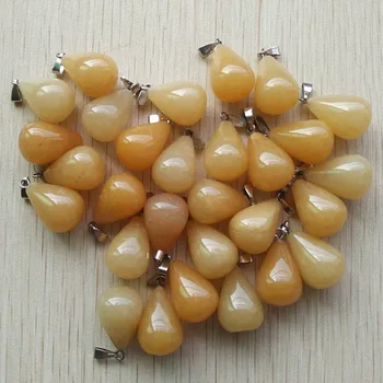 Wholesale 50pcs/lot high quality natural stone water drop shape pendants for DIY Necklaces jewelry making Free
Wholesale 50pcs/lot high quality natural stone water drop shape pendants for DIY Necklaces jewelry making Free