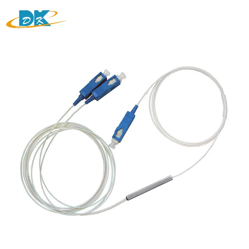1x2 Fiber PLC Splitter, FTTH SC/UPC Connector, Mini Steel Tube Type, SC UPC G657 fiber type free shiping
1x2 Fiber PLC Splitter, FTTH SC/UPC Connector, Mini Steel Tube Type, SC UPC G657 fiber type free shiping