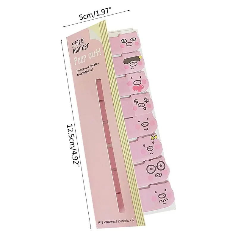 1 Set Stylish Cartoon Pig Mini Pages Sticker Bookmark Notepad Sticky Post-it Notes Creative School Office Stationery Supply
1 Set Stylish Cartoon Pig Mini Pages Sticker Bookmark Notepad Sticky Post-it Notes Creative School Office Stationery Supply