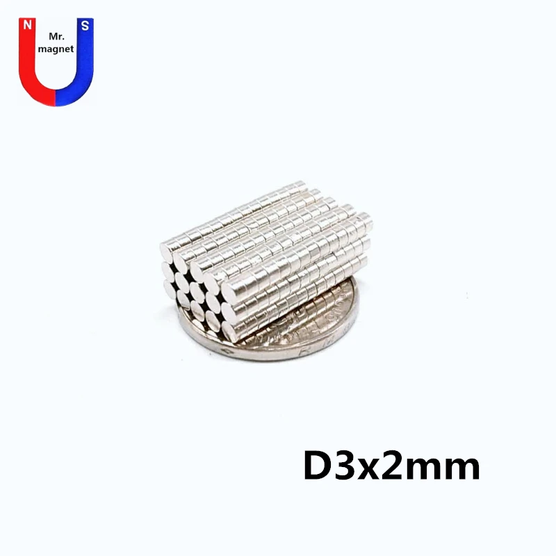 500pcs 3x2 mm N35 Mini Super Strong Powerful Neodymium Magnet Round Rare Earth Permanent Magnets 3*2mm 3x2
500pcs 3x2 mm N35 Mini Super Strong Powerful Neodymium Magnet Round Rare Earth Permanent Magnets 3*2mm 3x2