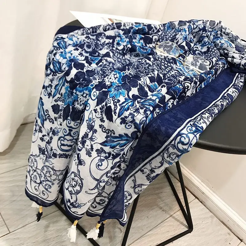 Spring Autumn Cotton Women Long Shawl Scarf New Design Ethnic Style Woman Pashminas Wrap Hijab 180x100cm
Spring Autumn Cotton Women Long Shawl Scarf New Design Ethnic Style Woman Pashminas Wrap Hijab 180x100cm