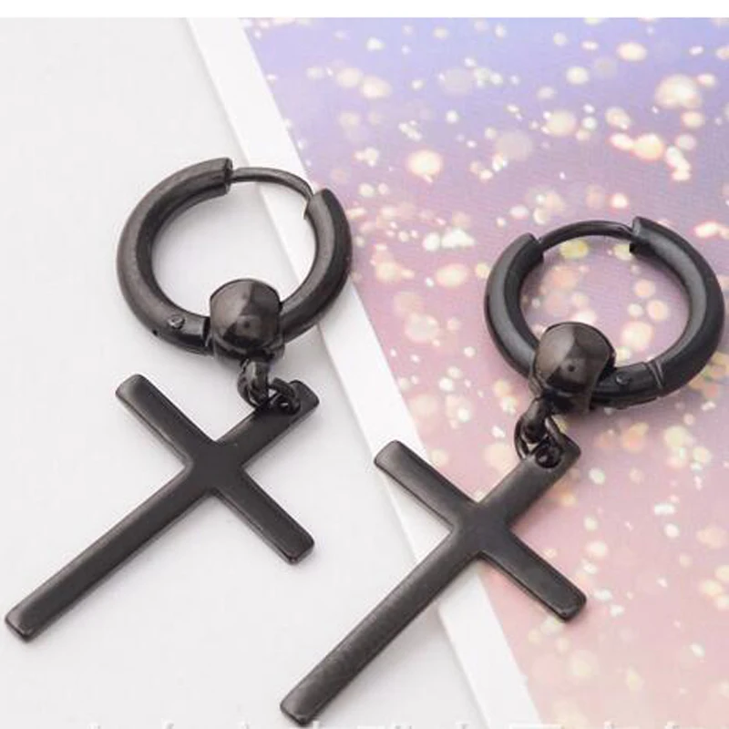 1 Piece Punk Stainless Steel Cross Stud Earring Ear Clip Cuff Huggie Ball Body Piercing Jewelry
1 Piece Punk Stainless Steel Cross Stud Earring Ear Clip Cuff Huggie Ball Body Piercing Jewelry