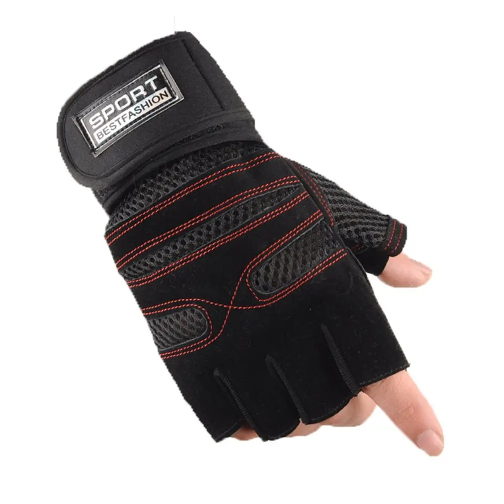 1 Pair Half Finger Gym Gloves Non-slip Breathable for Sports Fitness Training Weight Lifting Summer Riding Wrist Support Bracer
1 Pair Half Finger Gym Gloves Non-slip Breathable for Sports Fitness Training Weight Lifting Summer Riding Wrist Support Bracer