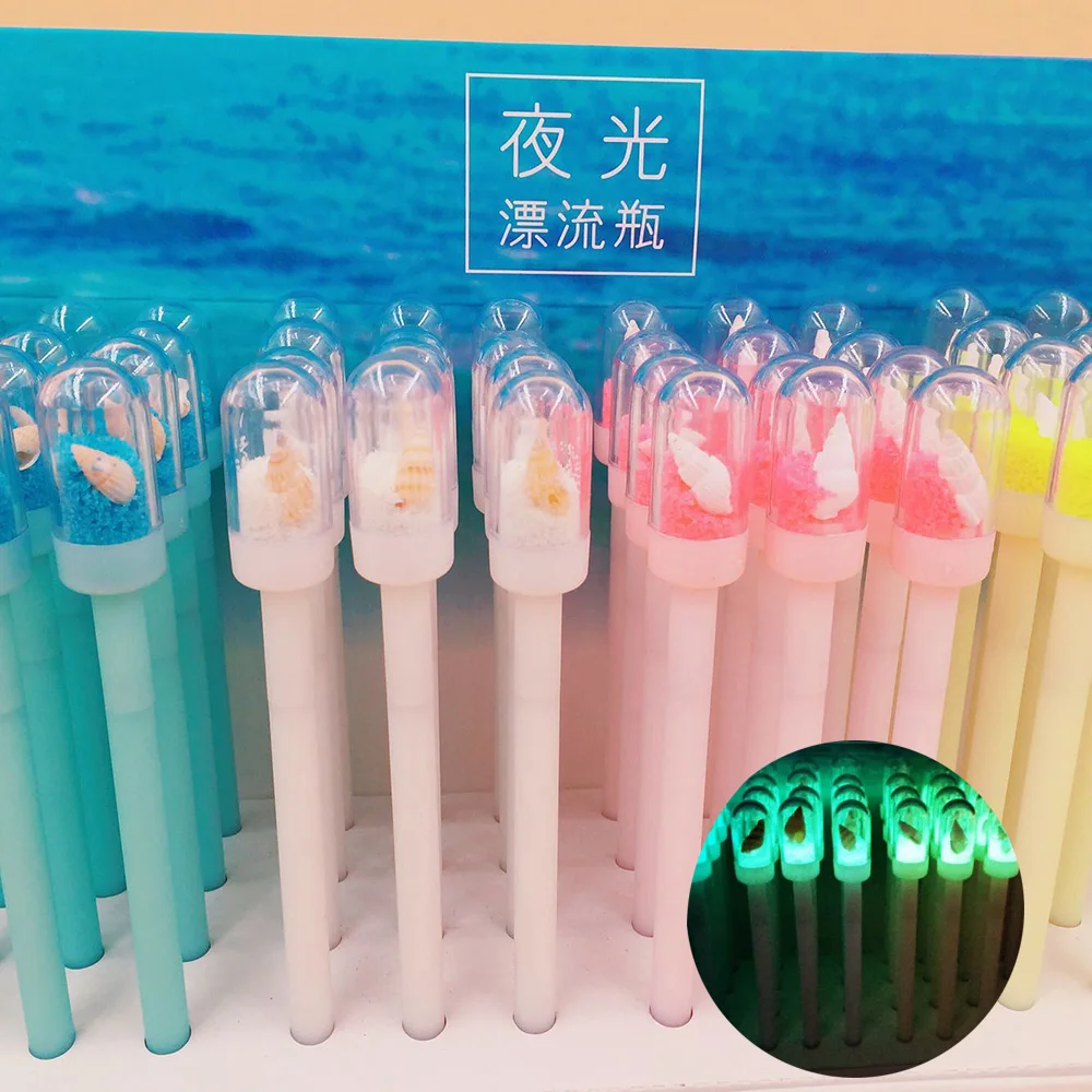 2Pcs Kawaii Neutral Pens Luminous Pens Creative Conch Drifting Bottle Gel Pens for Kids Gifts School Office Supplies Stationery
2Pcs Kawaii Neutral Pens Luminous Pens Creative Conch Drifting Bottle Gel Pens for Kids Gifts School Office Supplies Stationery