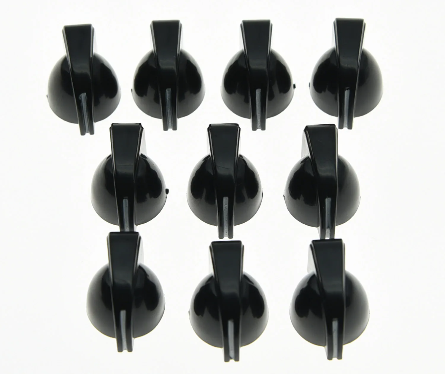 KAISH Pack of 10 Black Guitar Miniature Chicken-Head Knobs AMP Knob Effect Pedal Knob
KAISH Pack of 10 Black Guitar Miniature Chicken-Head Knobs AMP Knob Effect Pedal Knob