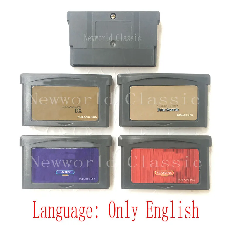 Links Awak Four Swords/Minish Cap/Oracle of Seasons/A for 32 Bit Game Console Video Game Cartridge Console Card English Language
Links Awak Four Swords/Minish Cap/Oracle of Seasons/A for 32 Bit Game Console Video Game Cartridge Console Card English Language