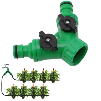Plastic Hose Pipe Tools 2 Way Tap Connector 3/4" Screw Water Garden Splitter Adapter Garden Watering Irrigation System
Plastic Hose Pipe Tools 2 Way Tap Connector 3/4" Screw Water Garden Splitter Adapter Garden Watering Irrigation System