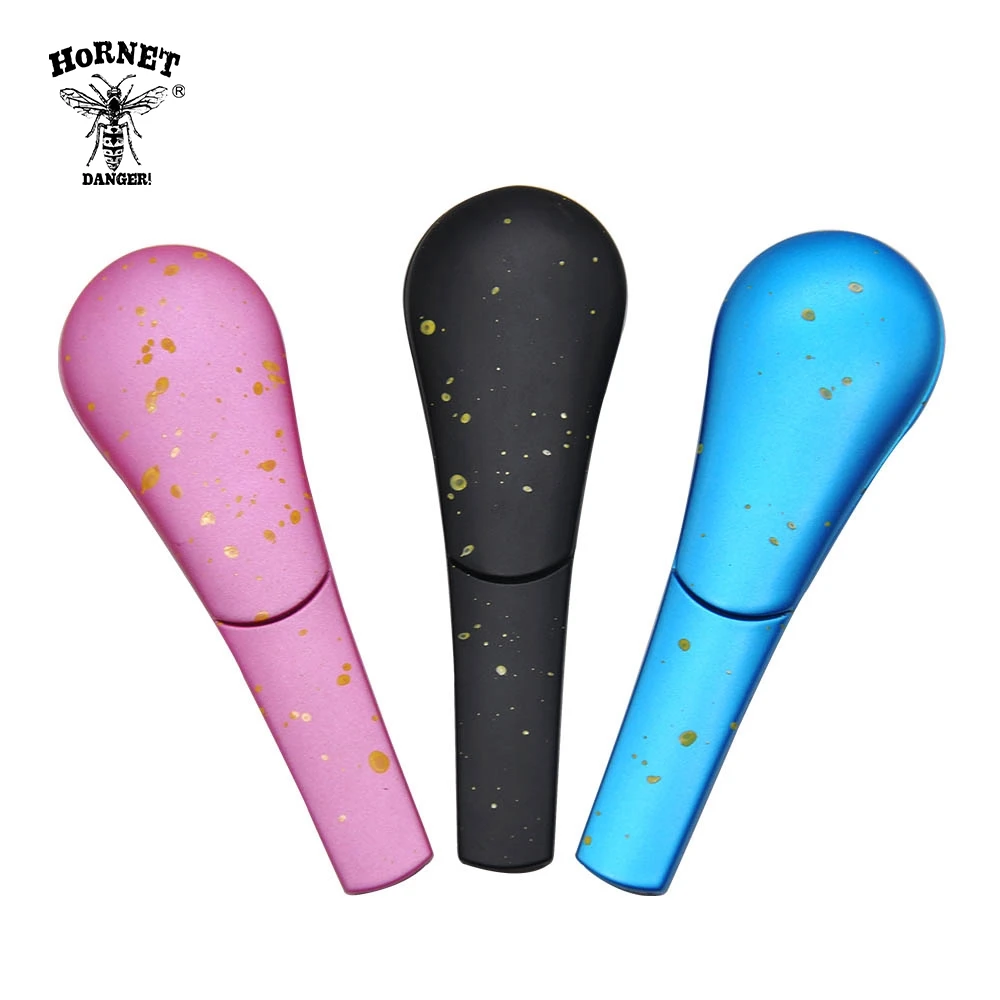 HORNET Spots Spoon Style Metal Smoking Pipe 96MM Zinc Alloy Tobacco Herb Pipe Smoke Hand Spoon Pipe Accessories
HORNET Spots Spoon Style Metal Smoking Pipe 96MM Zinc Alloy Tobacco Herb Pipe Smoke Hand Spoon Pipe Accessories