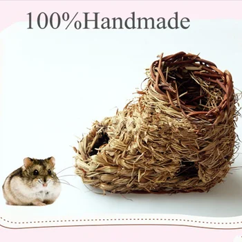 Handmade Straw Sandals Style little pet nest Hamster Rat Seesaw Rabbit straw slipper pet nest Small Animal grass warm small nest
Handmade Straw Sandals Style little pet nest Hamster Rat Seesaw Rabbit straw slipper pet nest Small Animal grass warm small nest