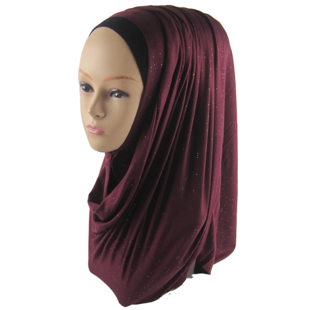 Charming New Fashion Muslim Jersey Shimmer Hijab Women's Glitter Shawl Scarf Mutil Mixed Color Wholesale Free Shipping
Charming New Fashion Muslim Jersey Shimmer Hijab Women's Glitter Shawl Scarf Mutil Mixed Color Wholesale Free Shipping