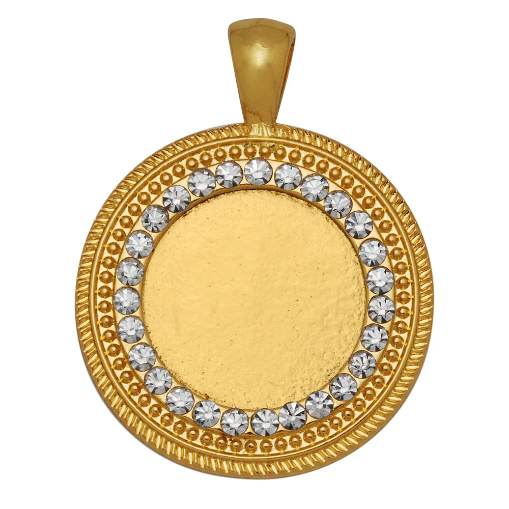 2015 New Product Metal Pendant Base Rhinestone Inset 18K Gold tone Pendant Tray Blank Cabochon Setting Fit 20mm 10pcs-10052004
2015 New Product Metal Pendant Base Rhinestone Inset 18K Gold tone Pendant Tray Blank Cabochon Setting Fit 20mm 10pcs-10052004