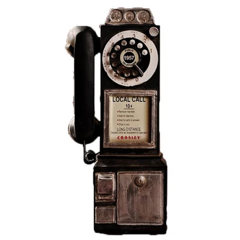 Home Decoration Craft Vintage Miniature Figurines Old-fashioned Resin Telephone Model Decor Craft New Year Gift Artificial Craft
Home Decoration Craft Vintage Miniature Figurines Old-fashioned Resin Telephone Model Decor Craft New Year Gift Artificial Craft