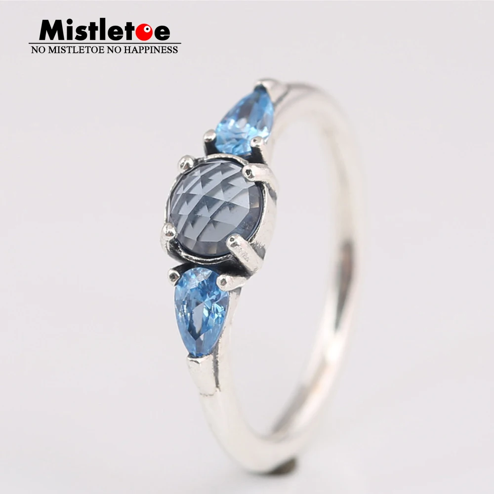 Mistletoe Genuine 925 Sterling Patterns of Frost Ring, Moonlight Blue & Sky-Blue Crystal European Jewelry
Mistletoe Genuine 925 Sterling Patterns of Frost Ring, Moonlight Blue & Sky-Blue Crystal European Jewelry