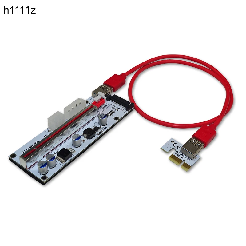 Переходник Riser 008s Plus, 60 см, PCI-Express от 1X до 16X, USB 3,0, PCI-E Riser 4pin 6pin SATA для майнинга BTC
Переходник Riser 008s Plus, 60 см, PCI-Express от 1X до 16X, USB 3,0, PCI-E Riser 4pin 6pin SATA для майнинга BTC