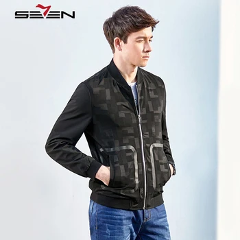 Seven7 Brand 2019 Spring Autumn Men's Jackets Geometric Design Fashion Coats Men Bomber Jacket Male Casual Slim Stand Collar
Seven7 Brand 2019 Spring Autumn Men's Jackets Geometric Design Fashion Coats Men Bomber Jacket Male Casual Slim Stand Collar