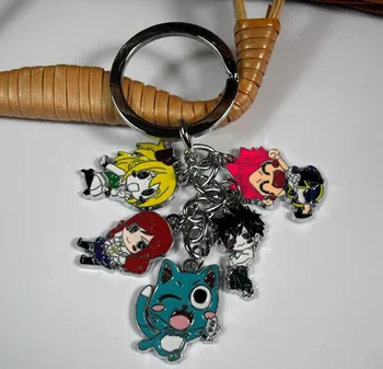 10pcs/lot Fairy Tail Figure Toys Model Doll Happy Natsu Lucy Wendy Lulu Metal Keychain Pendants With Blister Card 3Styles 
10pcs/lot Fairy Tail Figure Toys Model Doll Happy Natsu Lucy Wendy Lulu Metal Keychain Pendants With Blister Card 3Styles