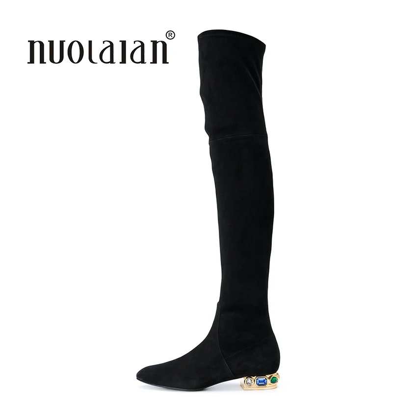 Women Over The Knee Boots Suede Thigh High Boots 2017 Autumn Winter Ladies Fashion Fur Warm Chunky Heel Boots Snow Shoes Woman
Women Over The Knee Boots Suede Thigh High Boots 2017 Autumn Winter Ladies Fashion Fur Warm Chunky Heel Boots Snow Shoes Woman