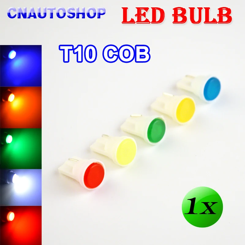 Flytop 1 x T10 COB LED Bulb White / Yellow / Green / Blue / Red Color 194 W5W Car Rear Light Automotive Lamp
Flytop 1 x T10 COB LED Bulb White / Yellow / Green / Blue / Red Color 194 W5W Car Rear Light Automotive Lamp