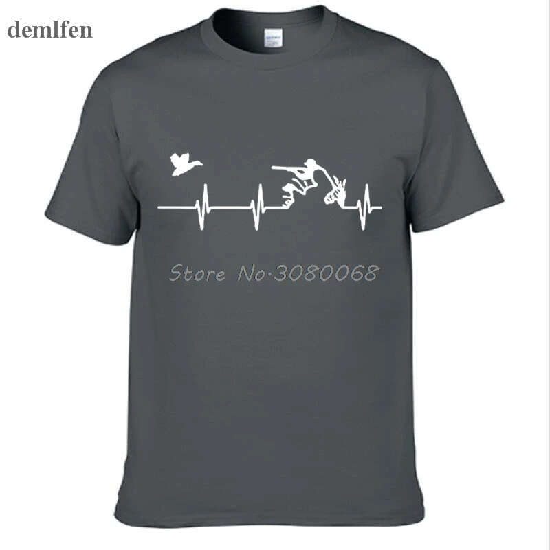 Novelty Summer Men's Cotton T Shirt New Hunt Heartbeat T-shirt Print Casual Fashion O-neck Tshirt Tees Tops Dad Gift
Novelty Summer Men's Cotton T Shirt New Hunt Heartbeat T-shirt Print Casual Fashion O-neck Tshirt Tees Tops Dad Gift