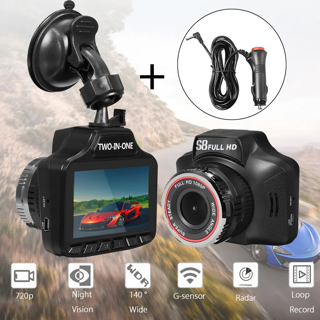 HD 2in1 1080P Car DVR Detector Camera Video Recorder Dash Cam Dropshipping 2019 NEW Grabadora de coche
HD 2in1 1080P Car DVR Detector Camera Video Recorder Dash Cam Dropshipping 2019 NEW Grabadora de coche