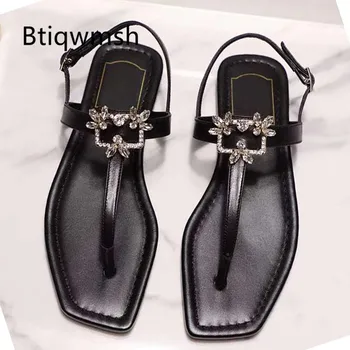 2019 Sweet Gladiator Sandals Women Flip Flops Ankle Strap Rhinestone Flower Flat Shoes Woman Fashion Beach Slipper
2019 Sweet Gladiator Sandals Women Flip Flops Ankle Strap Rhinestone Flower Flat Shoes Woman Fashion Beach Slipper