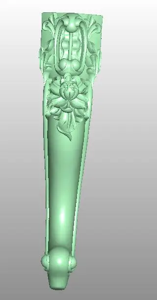 3D model STL format file for cnc router engraving furniture sofa cabinet chair leg pattern Artcam 777 | Инструменты