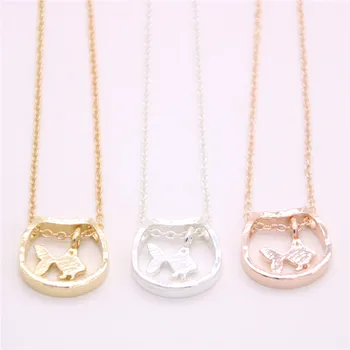 Hot fish and fish tank pendant necklace Child interest fish tank pendant necklace designed for women
Hot fish and fish tank pendant necklace Child interest fish tank pendant necklace designed for women
