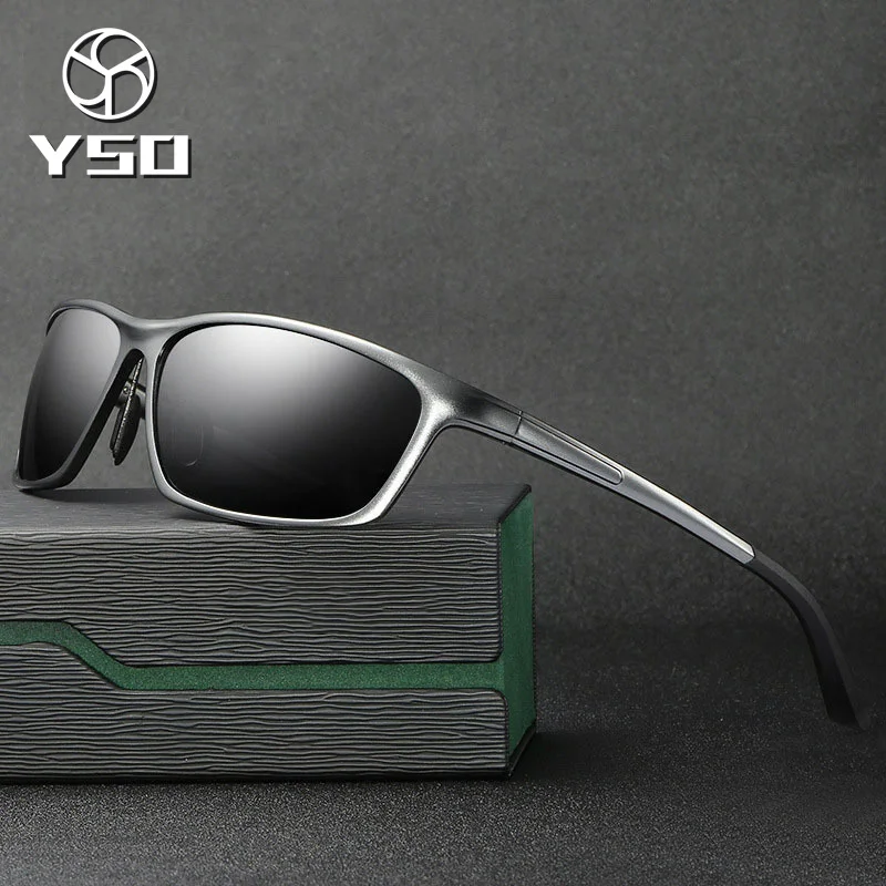 YSO Sunglasses Men Polarized UV400 Aluminium Magnesium Frame HD Sun Glasses Driving Glasses Rectangle Accessories For Men 2179
YSO Sunglasses Men Polarized UV400 Aluminium Magnesium Frame HD Sun Glasses Driving Glasses Rectangle Accessories For Men 2179
