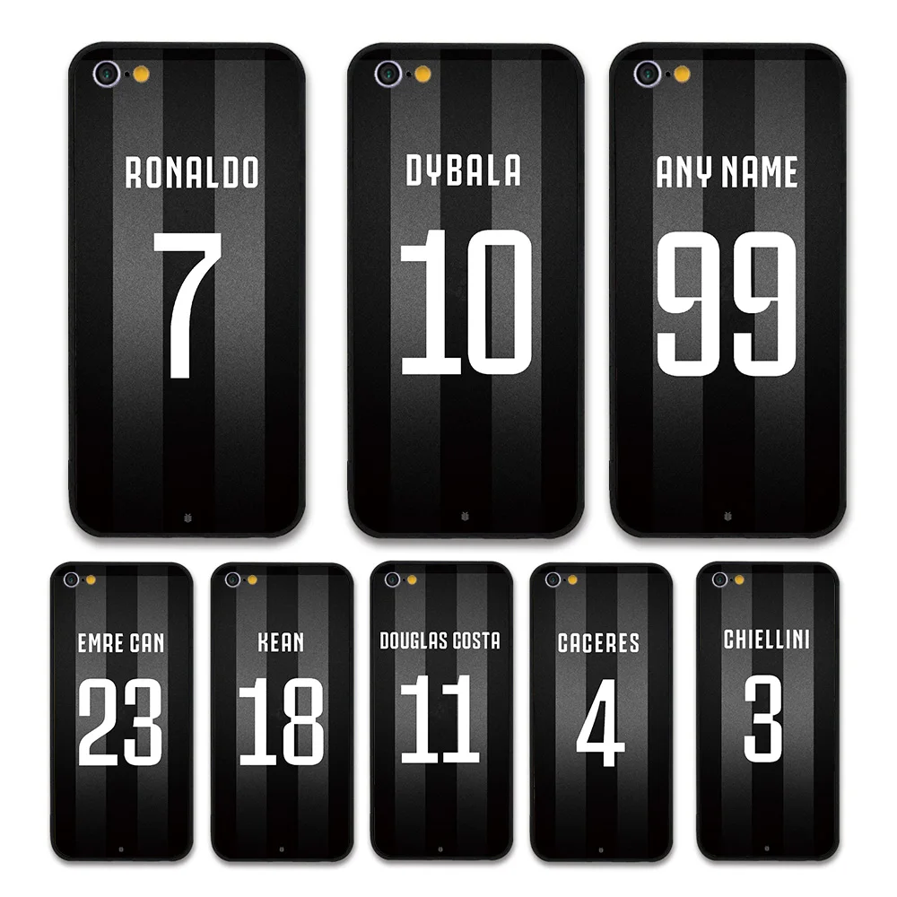 European Football RONALDO DYBALA KEAN juven FC Jersey style Custom Names and Numbers case for Apple iPhone 7 8 Phones cases
European Football RONALDO DYBALA KEAN juven FC Jersey style Custom Names and Numbers case for Apple iPhone 7 8 Phones cases