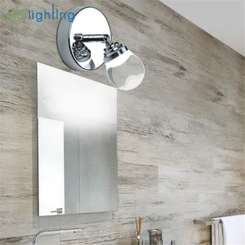 New 3W LED PMMA Vanity lighting Stainless Steel Adjustable LED bathroom mirror front lamp Vanity toilet wall sconces
New 3W LED PMMA Vanity lighting Stainless Steel Adjustable LED bathroom mirror front lamp Vanity toilet wall sconces
