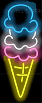 17*14" Ice Cream Cone NEON SIGN REAL GLASS BEER BAR PUB LIGHT SIGNS store display Restaurant Shop occasional Advertising Lights
17*14" Ice Cream Cone NEON SIGN REAL GLASS BEER BAR PUB LIGHT SIGNS store display Restaurant Shop occasional Advertising Lights