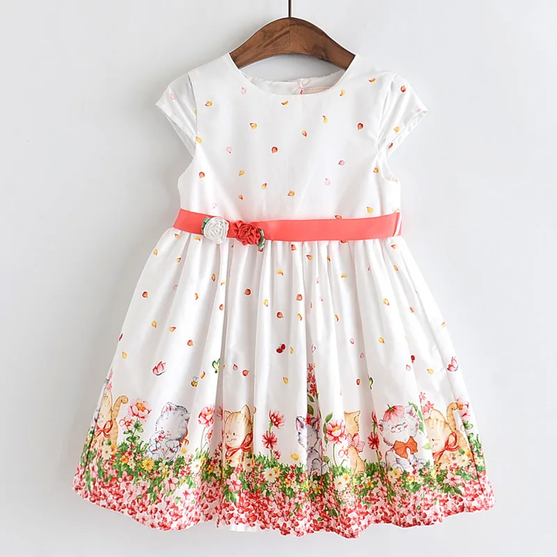 Girls Dresses 2019 Summer New Children's Clothing Girls Cute Animal Pattern Three-Dimensional Flower Belt Princess Sweet Dress
Girls Dresses 2019 Summer New Children's Clothing Girls Cute Animal Pattern Three-Dimensional Flower Belt Princess Sweet Dress