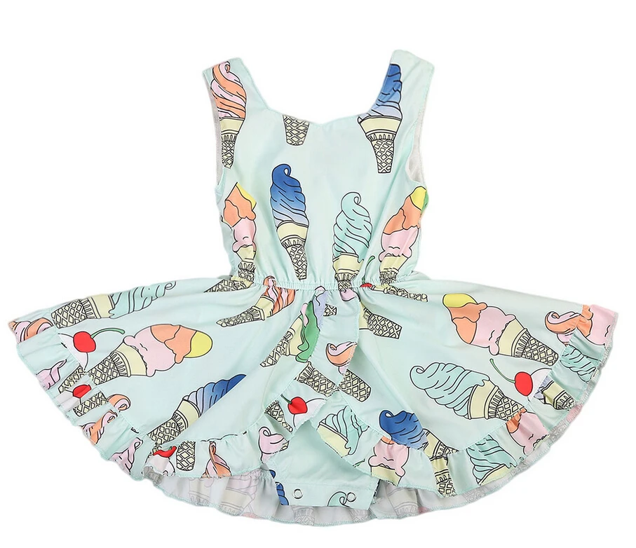 US STOCK Cute Summer Girls Dresses Toddler Baby Girls Ice Cream Sleeveless Princess Dress Sunsuit Bodysuit Jumpsuit Clothes
US STOCK Cute Summer Girls Dresses Toddler Baby Girls Ice Cream Sleeveless Princess Dress Sunsuit Bodysuit Jumpsuit Clothes