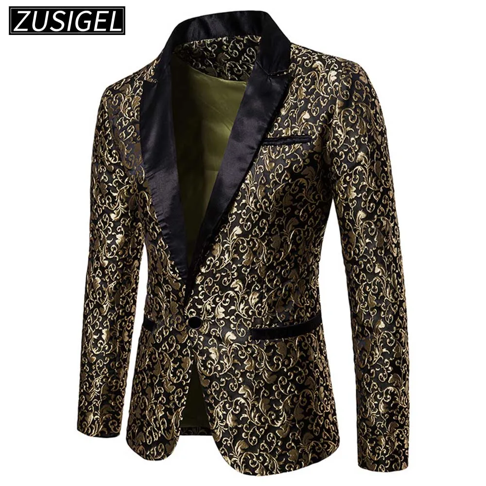 ZUSIGEL Men's Floral Party Dress Suit Stylish Dinner Jacket Wedding Men Blazer Prom Tuxedo
ZUSIGEL Men's Floral Party Dress Suit Stylish Dinner Jacket Wedding Men Blazer Prom Tuxedo