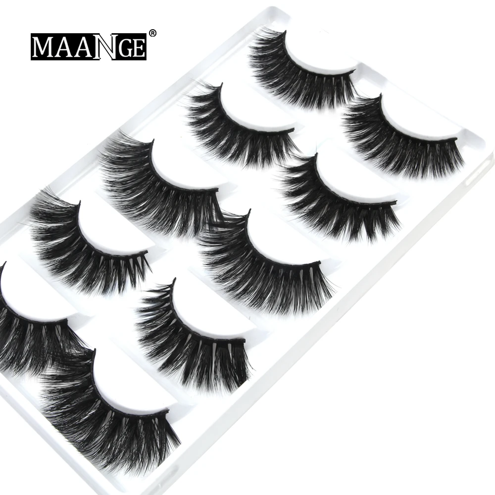 MAANGE 5 Pairs 3D Mink Eyelashes Long Lasting Mink Lashes Natural Dramatic Volume Eyelashes Extension False Eyelashes
MAANGE 5 Pairs 3D Mink Eyelashes Long Lasting Mink Lashes Natural Dramatic Volume Eyelashes Extension False Eyelashes