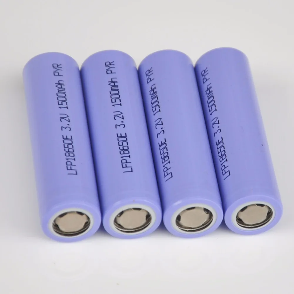 4-10PCS 3.2V 18650 rechargeable LiFePO4 battery pack 1500mah lithium polymer cell for 12V 24V e-bike UPS power HID solar light
4-10PCS 3.2V 18650 rechargeable LiFePO4 battery pack 1500mah lithium polymer cell for 12V 24V e-bike UPS power HID solar light