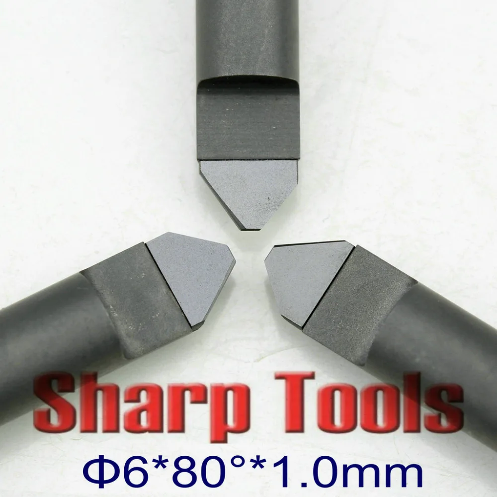 80 Angle 6x 1.0mm PCD Router Cutter Bit CNC Diamond Milling Tools for Granite Stone Carving Durable V 3D CNC End Mill Bits 3pcs
80 Angle 6x 1.0mm PCD Router Cutter Bit CNC Diamond Milling Tools for Granite Stone Carving Durable V 3D CNC End Mill Bits 3pcs