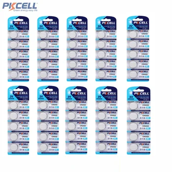50pcs/lot PKCELL CR2032 CR 2032 Lithium Li-ion 3V 220mAh Batteries Button Cell Coin Battery BR2032 DL2032 SB-T15 ECR2032 Bateria
50pcs/lot PKCELL CR2032 CR 2032 Lithium Li-ion 3V 220mAh Batteries Button Cell Coin Battery BR2032 DL2032 SB-T15 ECR2032 Bateria