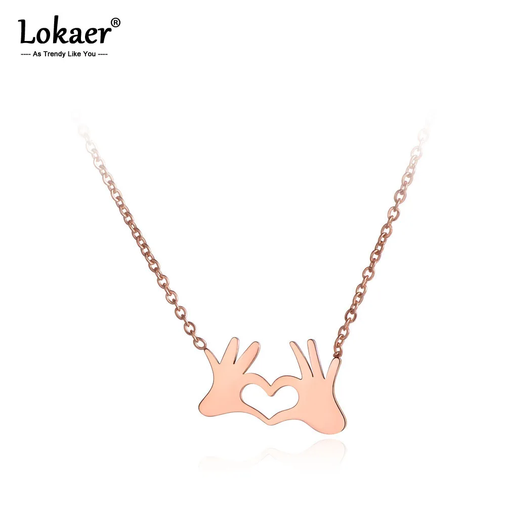 Lokaer Trendy Titanium Steel Heart Charm Pendant Necklaces Jewelry Rose Gold Color Choker Wedding Necklace For Women N19096
Lokaer Trendy Titanium Steel Heart Charm Pendant Necklaces Jewelry Rose Gold Color Choker Wedding Necklace For Women N19096