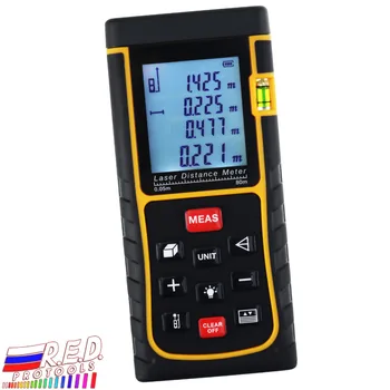 Digital 80M/262ft Laser Measuring Tape Distance Meter, Range Finder Device with Backlight & Bubble Level, +/- 2mm accuracy
Digital 80M/262ft Laser Measuring Tape Distance Meter, Range Finder Device with Backlight & Bubble Level, +/- 2mm accuracy