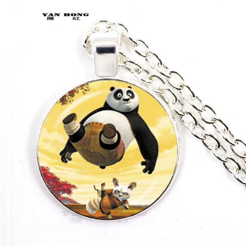 Yanhong Jewelry, Fashion Crystal Glass Necklace 25MM, Kungfu Panda Design, is a good gift for little friends
Yanhong Jewelry, Fashion Crystal Glass Necklace 25MM, Kungfu Panda Design, is a good gift for little friends