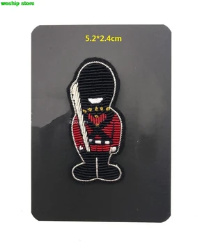 DIY New High quality 3D Hand embroidered badges Guard Armband applique for Coat Trousers Bag Brooch 5.2*2.4cm
DIY New High quality 3D Hand embroidered badges Guard Armband applique for Coat Trousers Bag Brooch 5.2*2.4cm