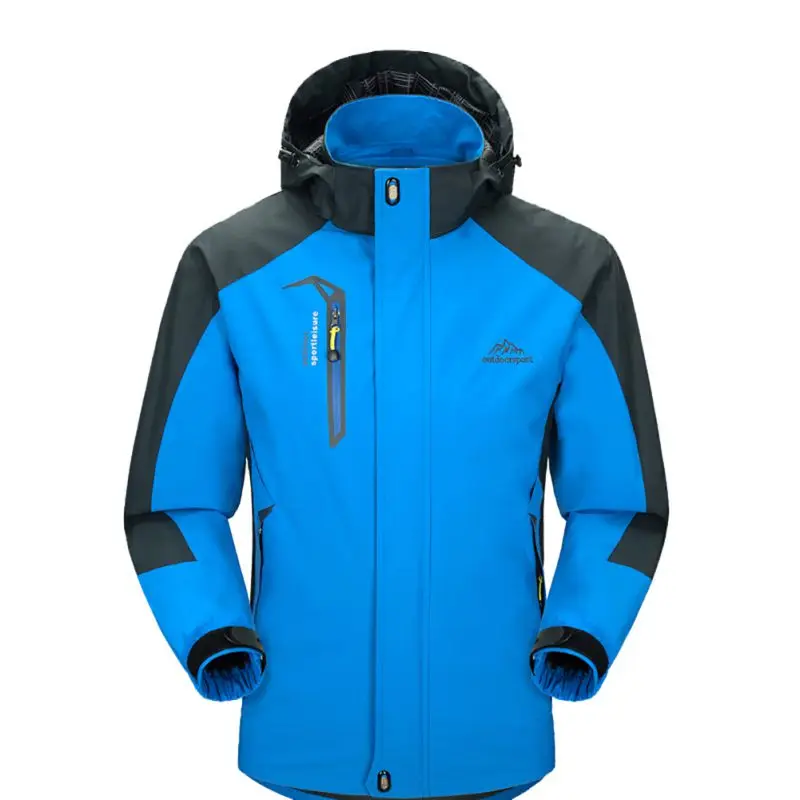 Men Waterproof Jackets Softshell Removable Hat Outdoor Sport Clothing Camping Trekking Hiking Male Bike Ski Jacket Hot Sale
Men Waterproof Jackets Softshell Removable Hat Outdoor Sport Clothing Camping Trekking Hiking Male Bike Ski Jacket Hot Sale