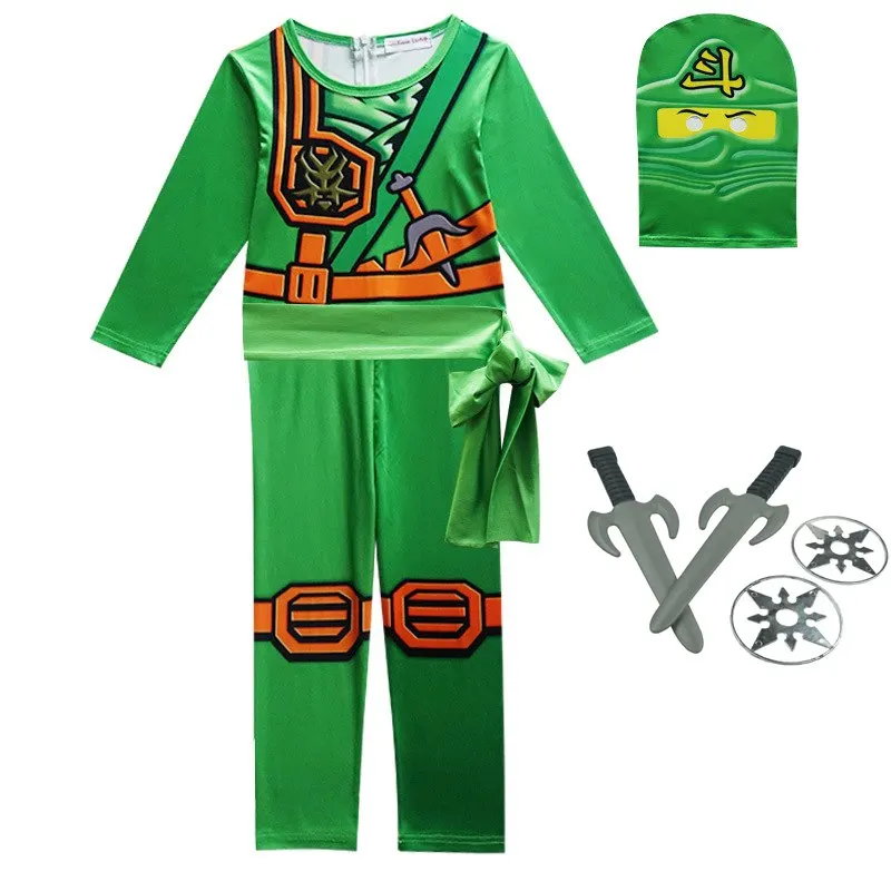 Ninja Ninjago Costume Boys Girls Clothing Sets Kids Boy Lloyd Jay Kai Cosplay Jumpsuits Halloween Party Clothes Suit With Weapon
Ninja Ninjago Costume Boys Girls Clothing Sets Kids Boy Lloyd Jay Kai Cosplay Jumpsuits Halloween Party Clothes Suit With Weapon