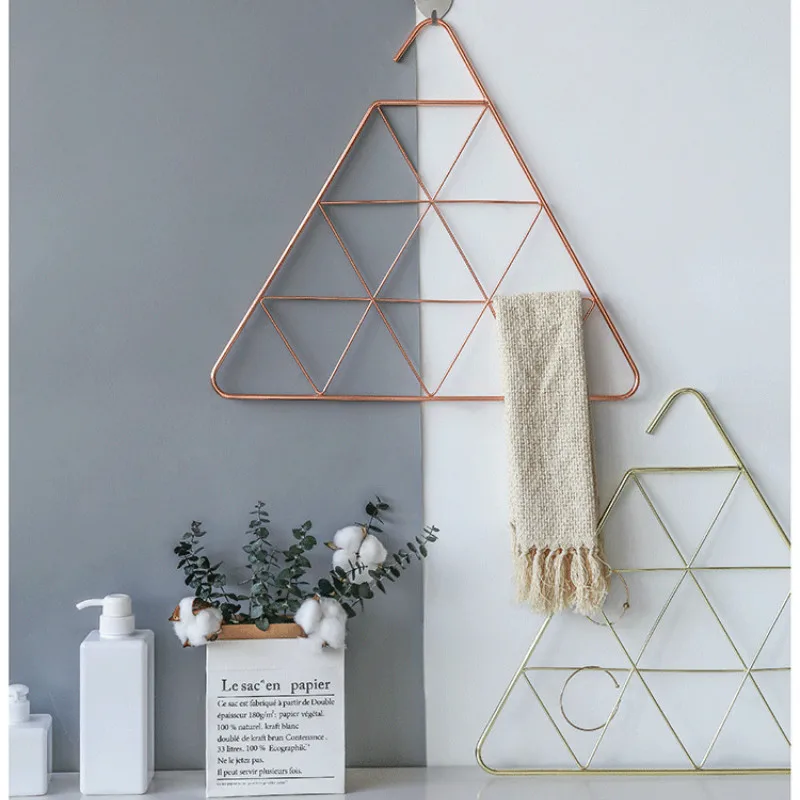 Metal Triangle Storage Racks Rose Gold Scarf Wall Hanger Tie Belt Towel Jewelry Storage Holder Wardrobe Kitchen Organizer Decor
Metal Triangle Storage Racks Rose Gold Scarf Wall Hanger Tie Belt Towel Jewelry Storage Holder Wardrobe Kitchen Organizer Decor