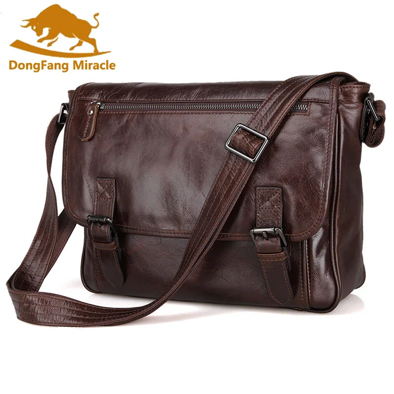 DongFang Miracle Hot Sale Vintage casual genuine leather men Messenger bag Shoulder bags for men CrossBody business package
DongFang Miracle Hot Sale Vintage casual genuine leather men Messenger bag Shoulder bags for men CrossBody business package