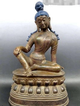 bi002574 19" Old pure bronze gild China Tibet Buddhism Green Tara Kwan-yin buddha Statue
bi002574 19" Old pure bronze gild China Tibet Buddhism Green Tara Kwan-yin buddha Statue