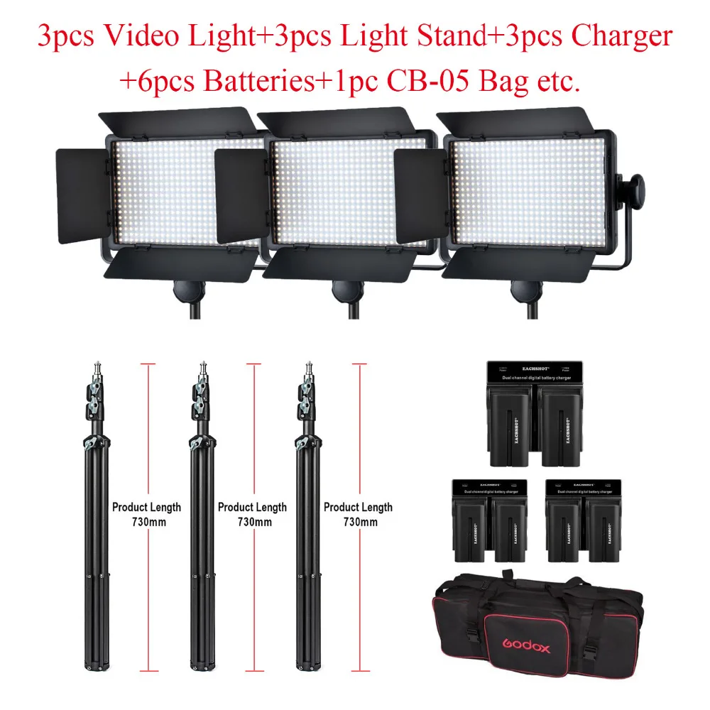 Godox LED500W 5600K 8700LUX LED Video Continuous Light Lamp Panel for Studio Video,LED Video Light Kits for Outside Lighting
Godox LED500W 5600K 8700LUX LED Video Continuous Light Lamp Panel for Studio Video,LED Video Light Kits for Outside Lighting